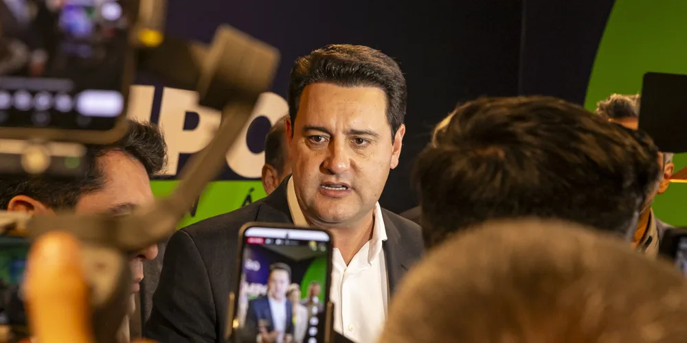 Ratinho Junior cresceu mais de dez pontos percentuais desde meados do ano passado