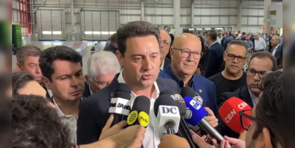 Anúncio foi feito durante inauguração de nova fábrica da Ambev em Carambeí e prevê investimentos bilionários em infraestrutura rodoviária