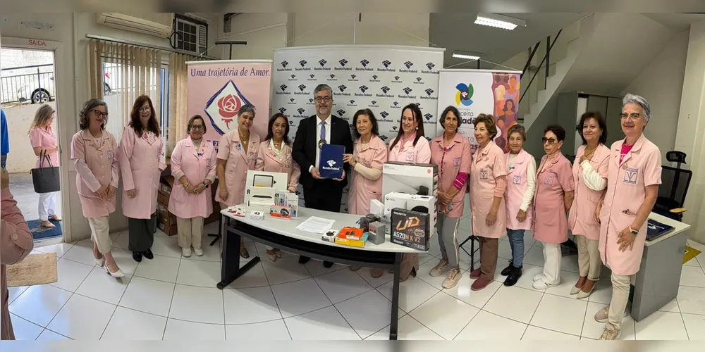 A ação "Receita por Elas" destinou R$ 800 mil para a Rede Feminina de Combate ao Câncer