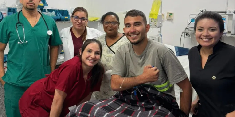 Roberto estava internado internado no Hospital Municipal de Antonina