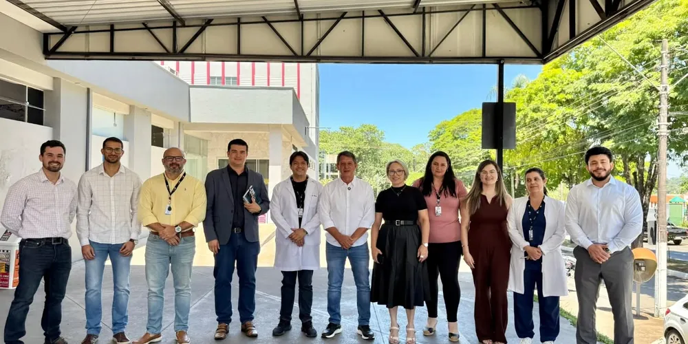 Representantes da Prefeitura de Sengés e da Santa Casa de Itararé estiveram reunidos