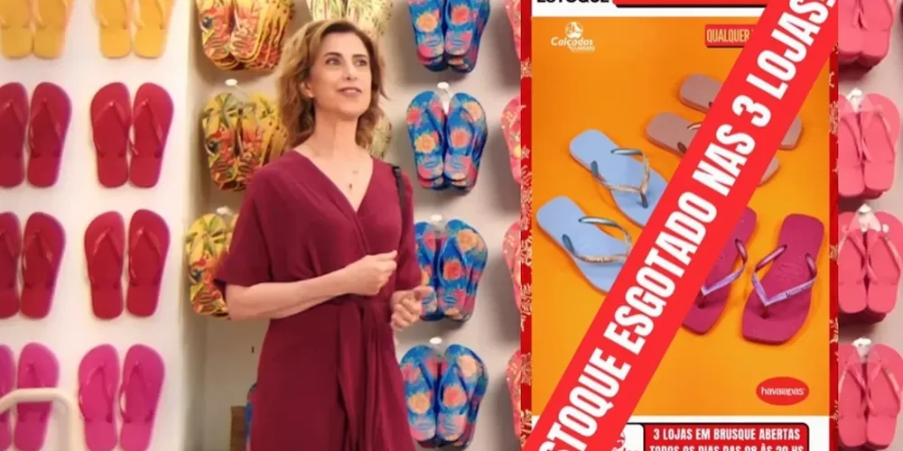 Um dia após a polêmica, as ações da Alpargatas, dona da Havaianas, caíram cerca de 3% e perdeu R$ 152 milhões
