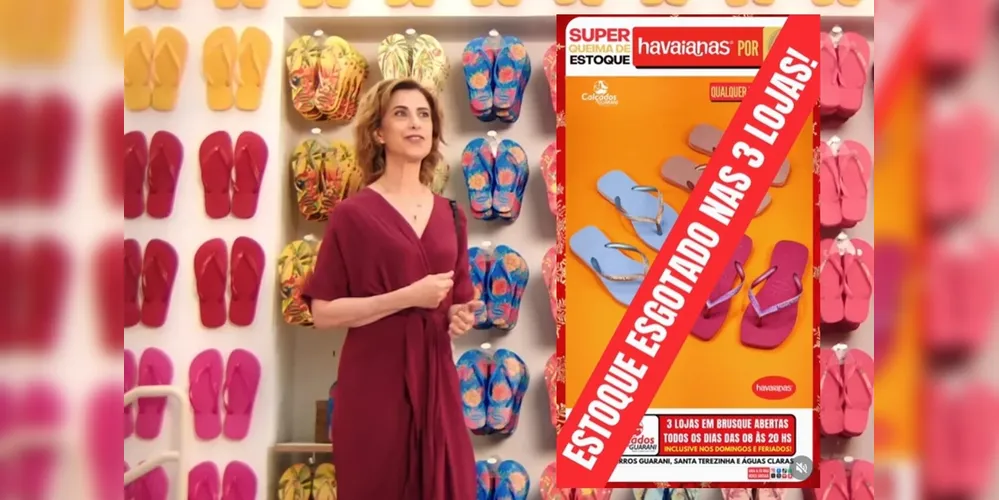 Um dia após a polêmica, as ações da Alpargatas, dona da Havaianas, caíram cerca de 3% e perdeu R$ 152 milhões