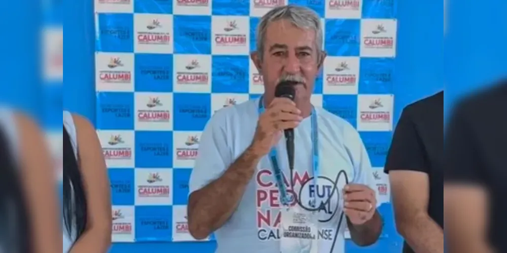 Numeriano Luiz de Sá, secretário municipal de Esportes e Lazer de Calumbi (PE)