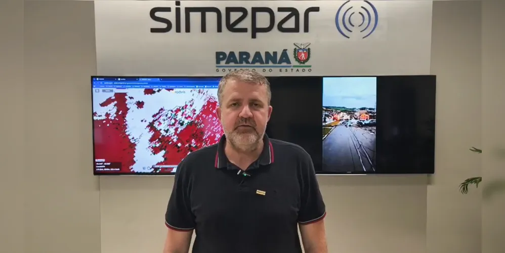 Reinaldo Kneib meteorologista do SIMPEAR