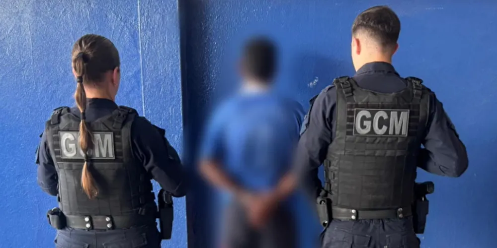 Suspeito foi preso pela GCM