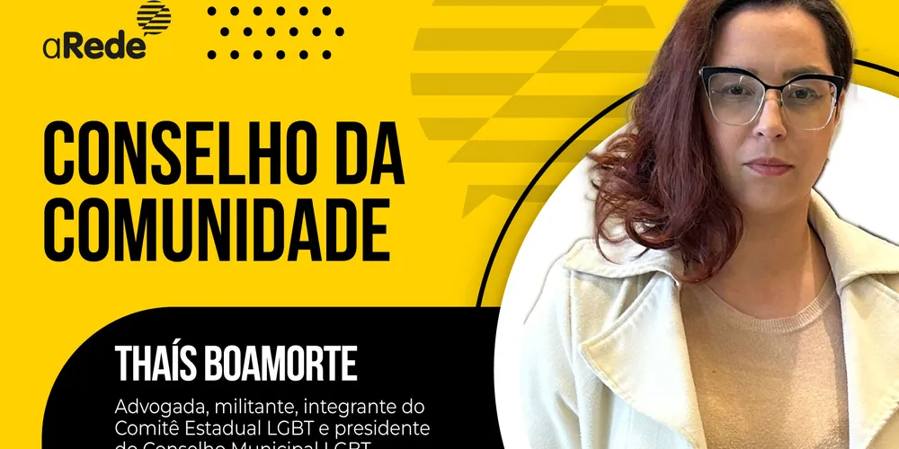 Thaís Boamorte é conselheira da Comunidade LGBTQIAPN+