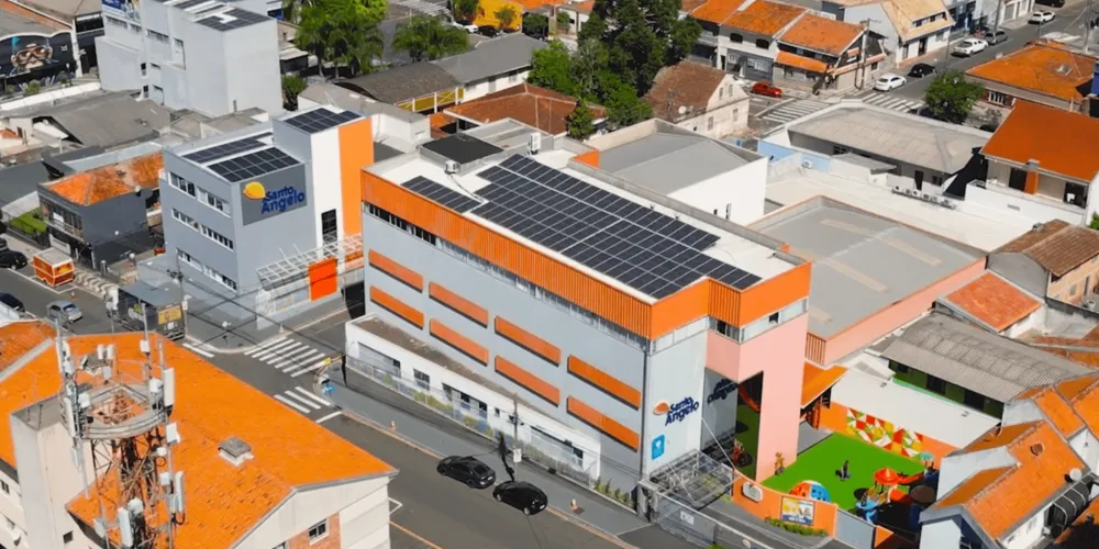 Colégio Santo Ângelo, sediado na região central de Ponta Grossa