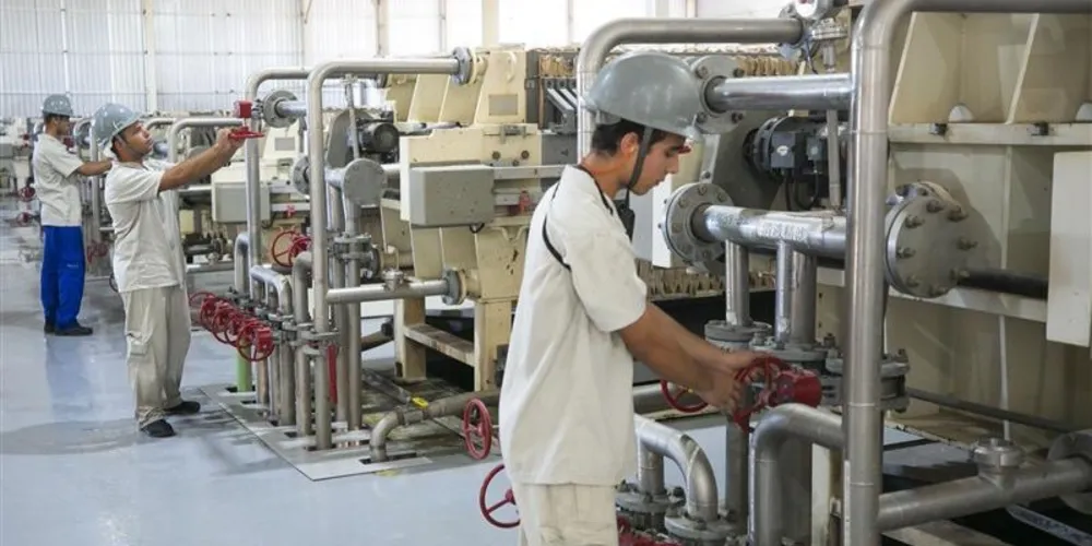 Trabalhadores em atividade fabril