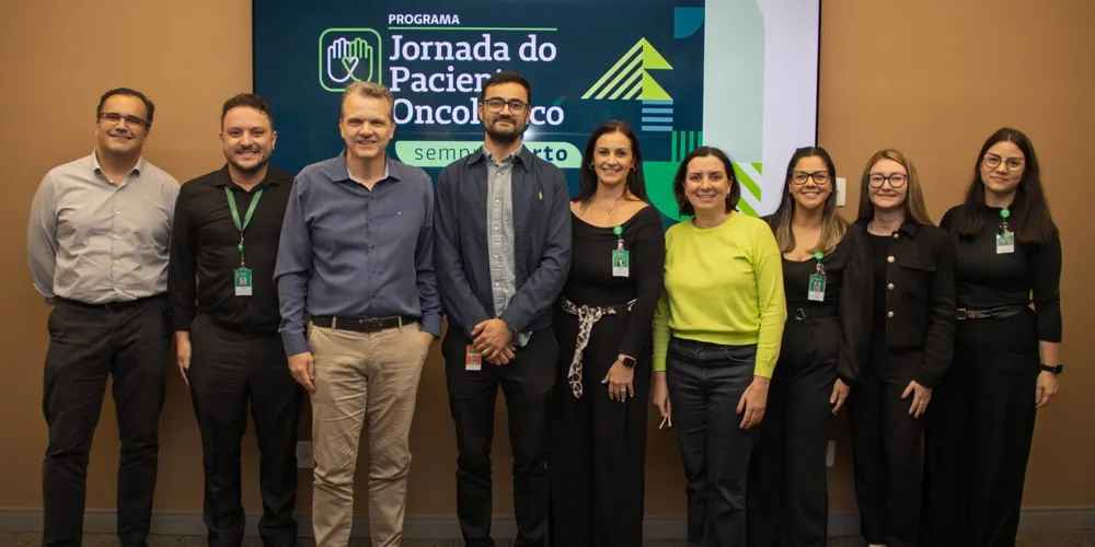 Representantes do Hospital Unimed em Ponta Grossa