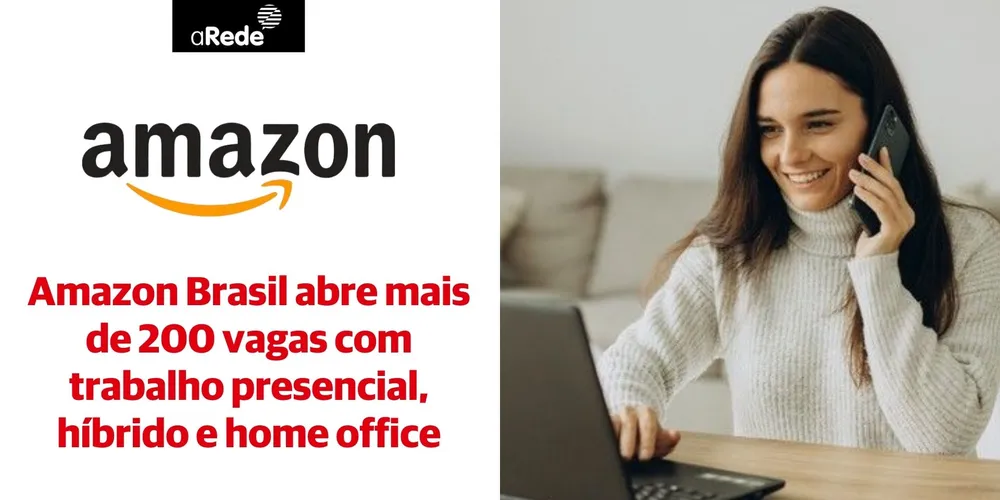 As vagas contemplam modelos de trabalho presencial, híbrido e em home office, permitindo que candidatos de vários perfis e localidades concorram às posições