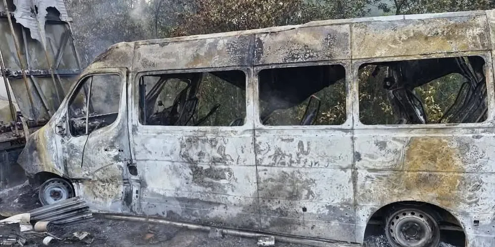 Imagem ilustrativa da imagem Van de Prudentópolis envolvida em grave acidente na BR-376 transportava crianças