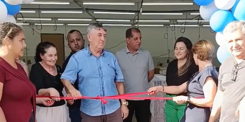 O prefeito Zelio Bittencourt participou da inauguração