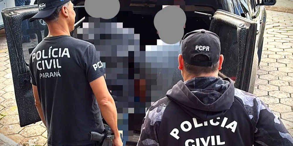 Suspeitos foram conduzidos à Cadeia Pública de Castro