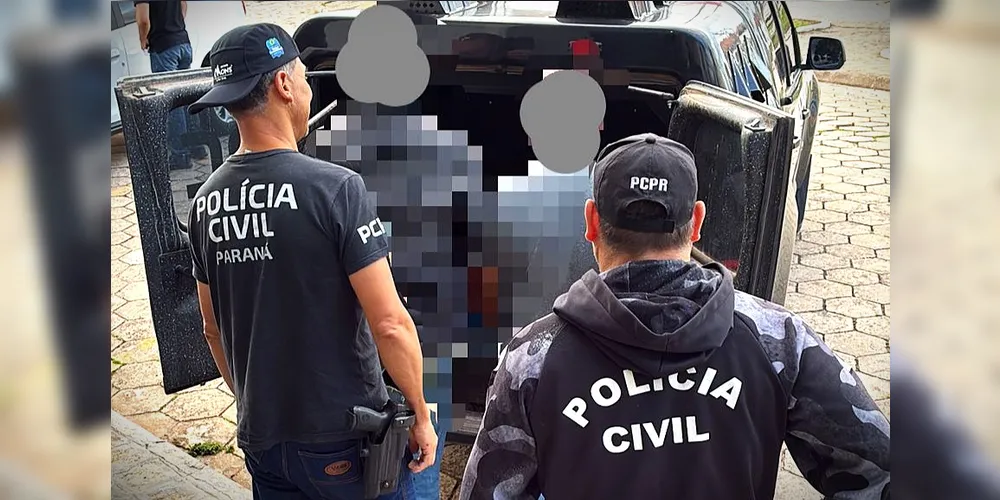 Suspeitos foram conduzidos à Cadeia Pública de Castro