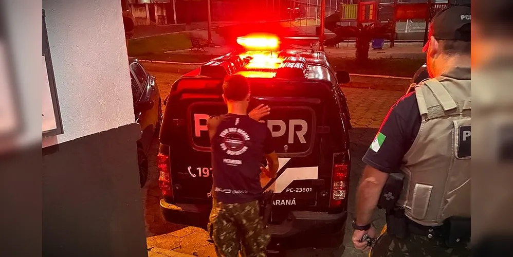 Suspeito foi encaminhado à Cadeia Pública de Castro