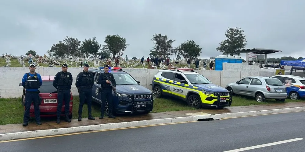 Patrulhamentos preventivos, atividades ostensivas e de monitoramento ocorrem junto aos cemitérios