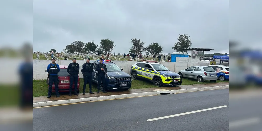 Patrulhamentos preventivos, atividades ostensivas e de monitoramento ocorrem junto aos cemitérios