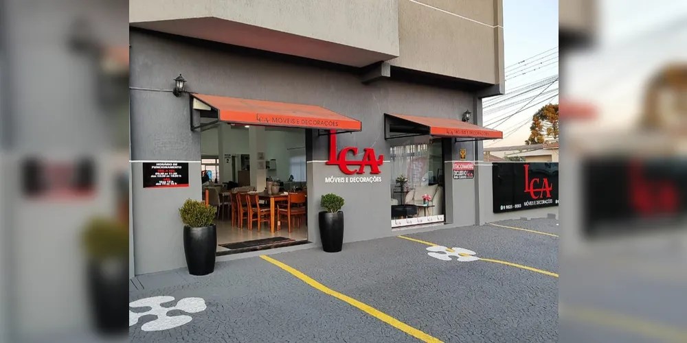 A LCA Móveis e Decorações está localizada na rua Dom Pedro I, 421, no bairro Oficinas
