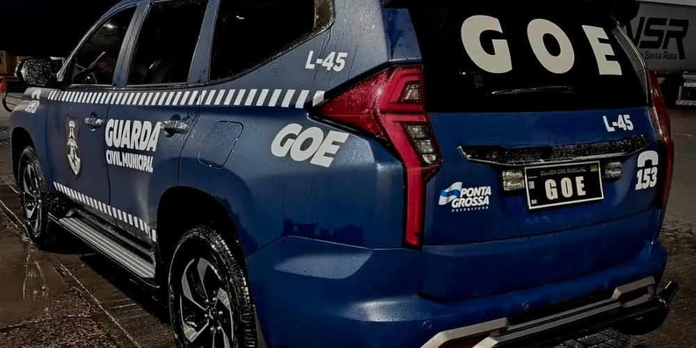 A equipe GOE, da Guarda Civil Municipal (GCM), realizou a prisão