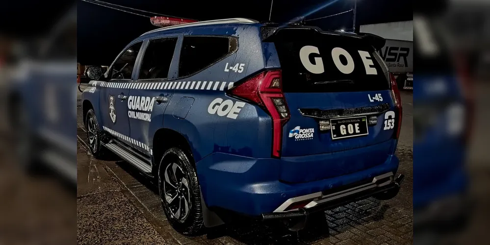 A equipe GOE, da Guarda Civil Municipal (GCM), realizou a prisão