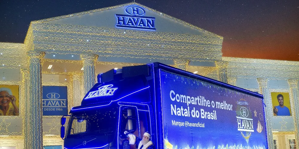 Essa já é uma tradição da varejista, que busca levar a magia natalina pelas cidades brasileiras