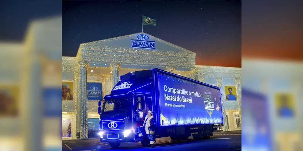 Essa já é uma tradição da varejista, que busca levar a magia natalina pelas cidades brasileiras