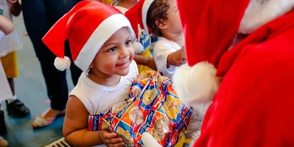 Serão feitas doações para as crianças