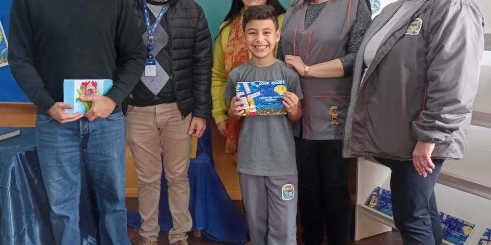 Projeto partir de uma ideia da professora e contou com apoio da equipe da escola e da Frísia Cooperativa