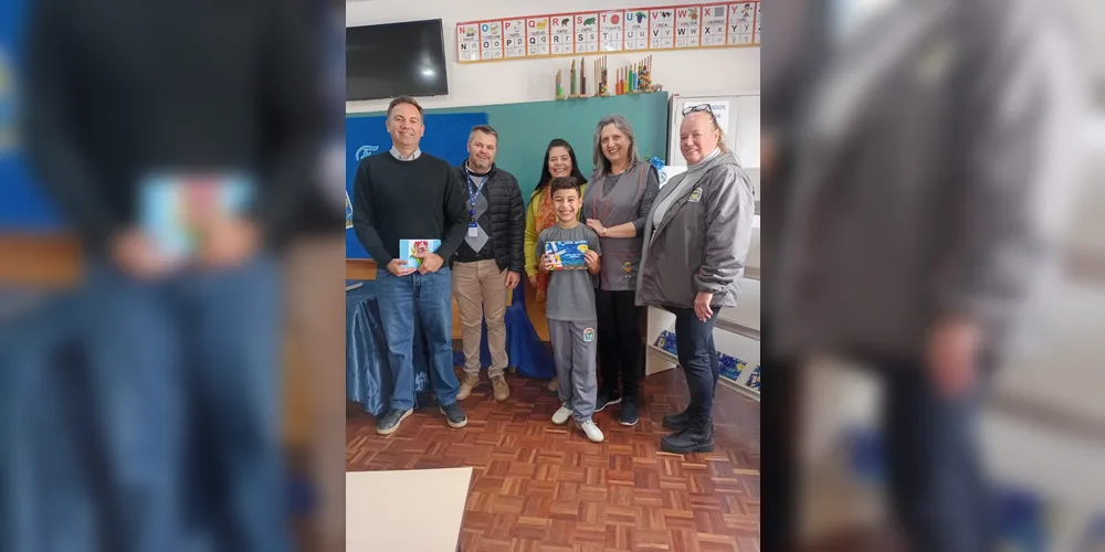 Projeto partir de uma ideia da professora e contou com apoio da equipe da escola e da Frísia Cooperativa