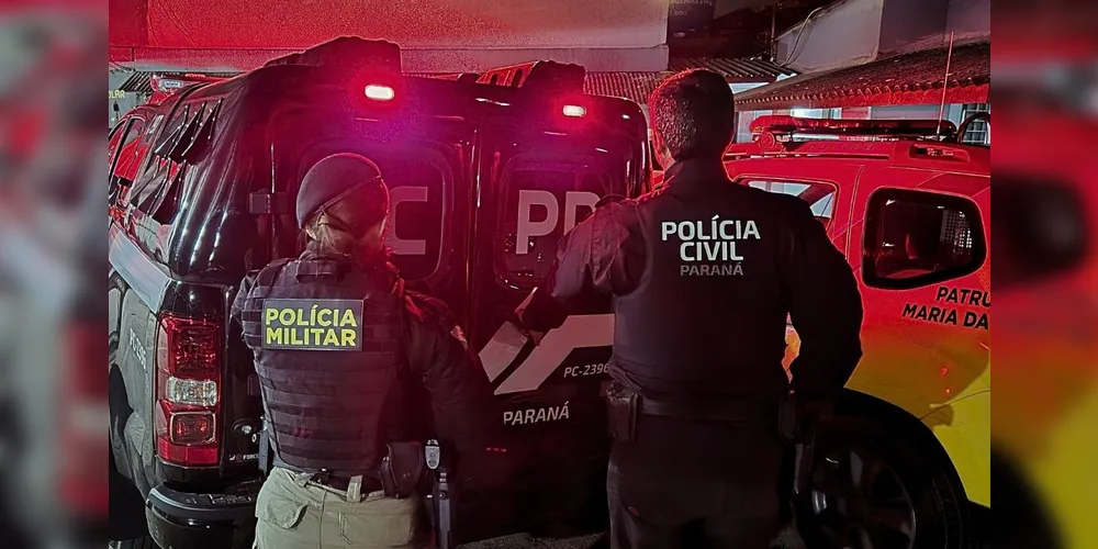 Equipes da PCPR e PMPR efetuaram a prisão