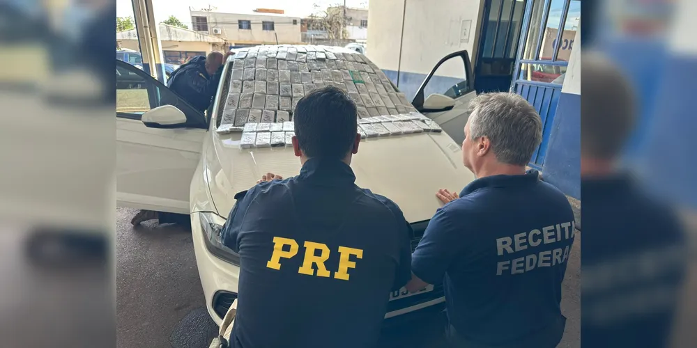 A PRF apreendeu a grande quantidade de aparelhos eletrônicos