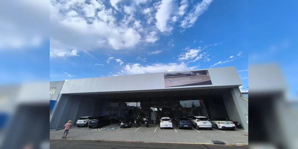 A nova BMW Barigui está localizada na Avenida Dom Pedro II, na Nova Rússia em Ponta Grossa