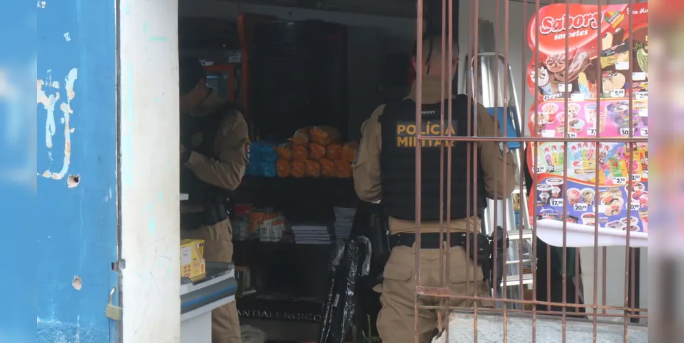 A Polícia Militar apurou as informações da ocorrência com moradores do local