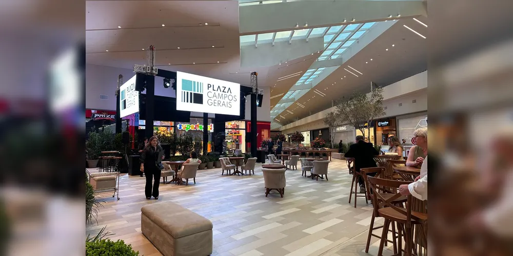 Shopping Plaza Campos Gerais inaugurou nesta quinta-feira