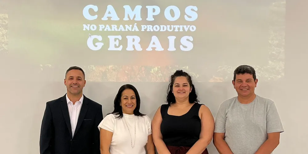 Gilson Vinutti (presidente), Ericléia da Silva (vice-presidente), Katiane Pires de Lima (coordenadora executiva) e João Maria Fermino dos Santos (representante da equipe técnica regional)