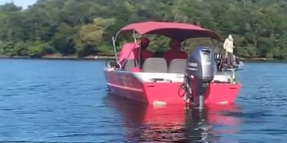 O Corpo de Bombeiros de Cascavel foi até a área rural para realizar as buscas pelo corpo da criança na água