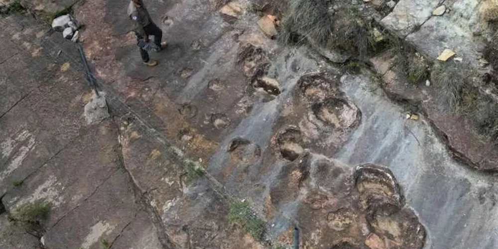 As marcas foram encontradas no Parque Nacional Torotoro