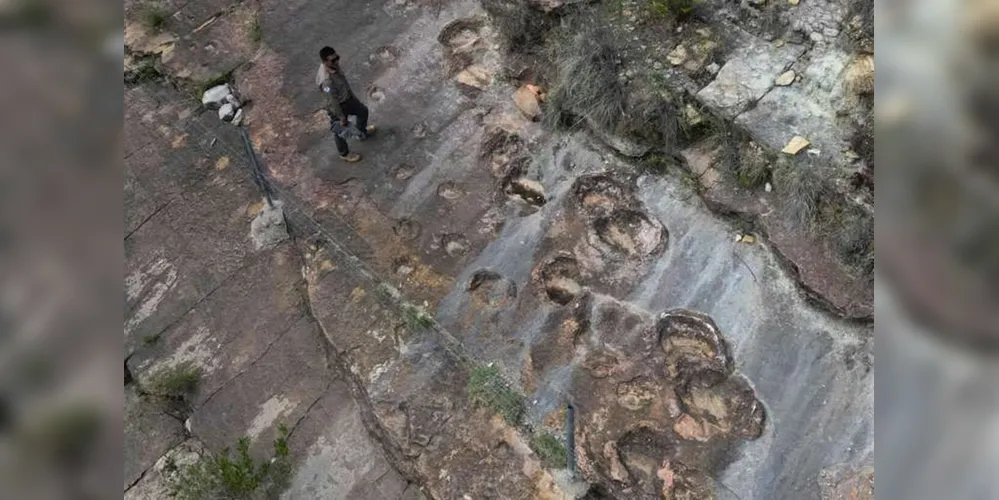 As marcas foram encontradas no Parque Nacional Torotoro