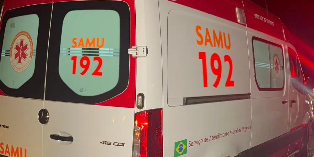 Uma equipe do Serviço de Atendimento Móvel de Urgência (Samu) foi acionada para prestar atendimento no local