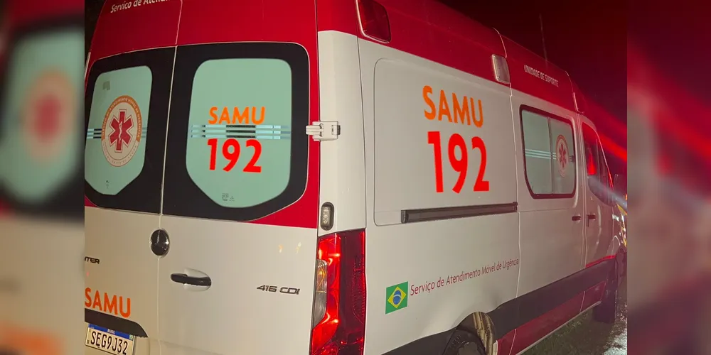 Uma equipe do Serviço de Atendimento Móvel de Urgência (Samu) foi acionada para prestar atendimento no local