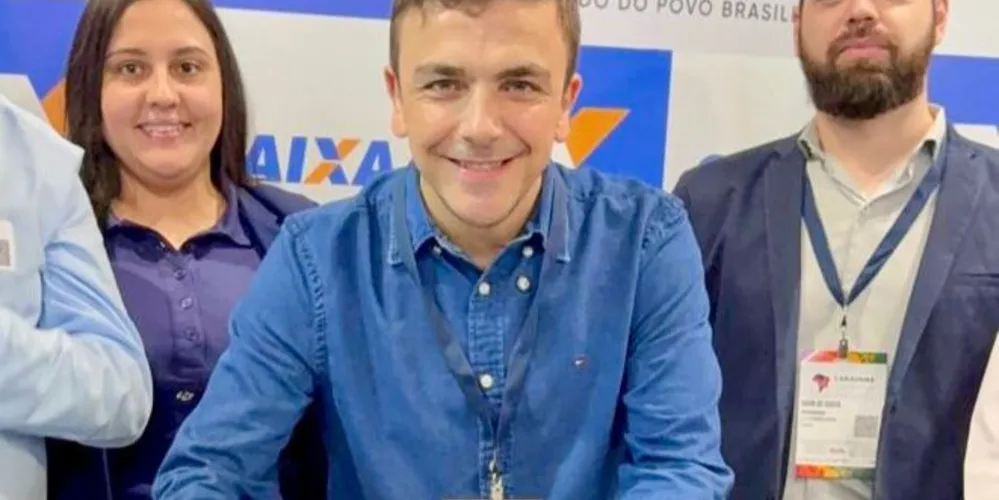 Aliel Machado anunciou as moradias durante a Caravana Federativa do Paraná, em Foz do Iguaçu