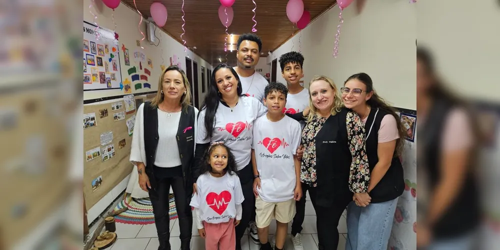 Aluna de CMEI de Curitiba é recebida com festa após transplante de coração