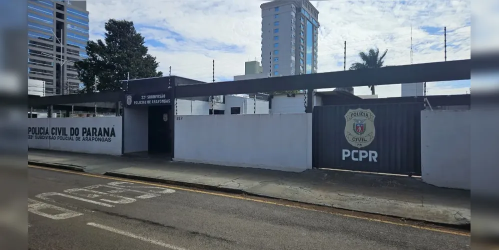 Homem foi levado para a delegacia de Arapongas