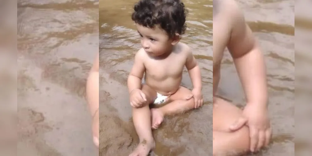 O menino Arthur Ferreira, de 2 anos