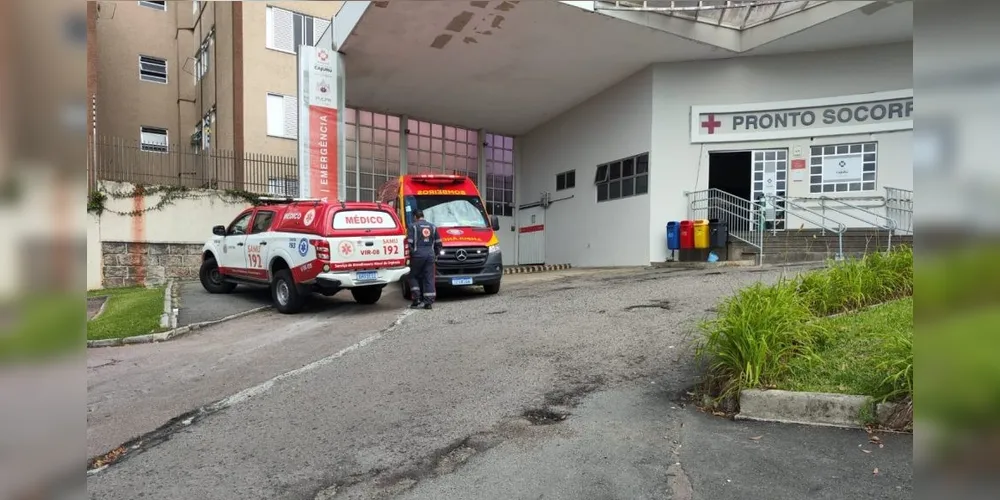 A vítima foi encaminhada em estado grave ao Hospital Cajuru