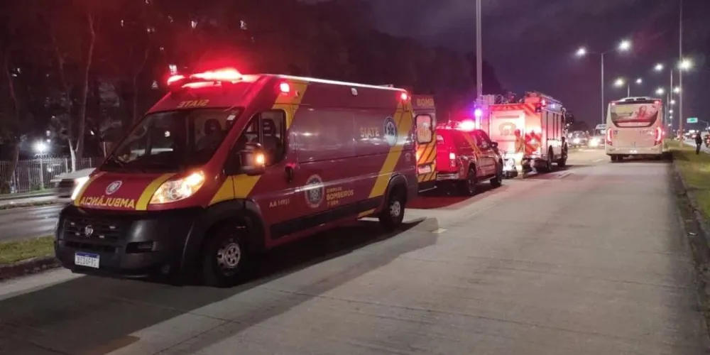 Ocorrência mobilizou equipes de socorro