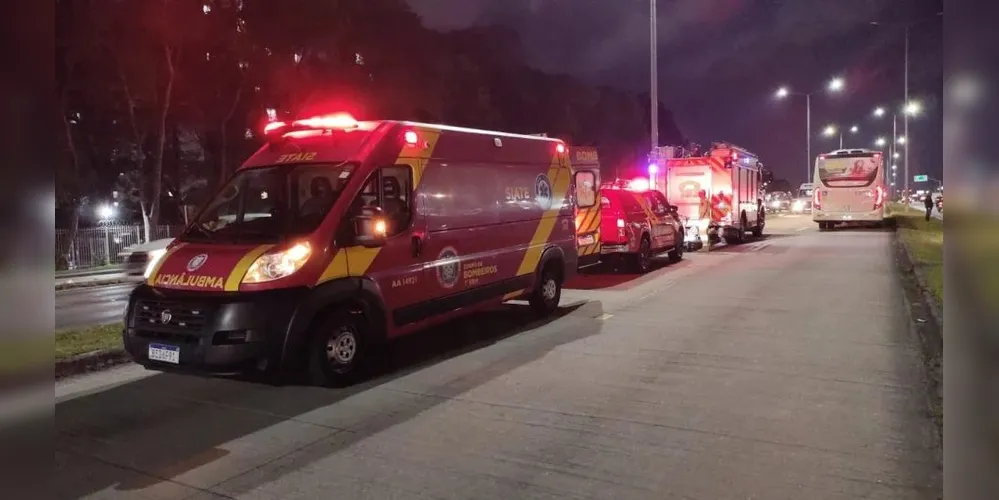 Ocorrência mobilizou equipes de socorro