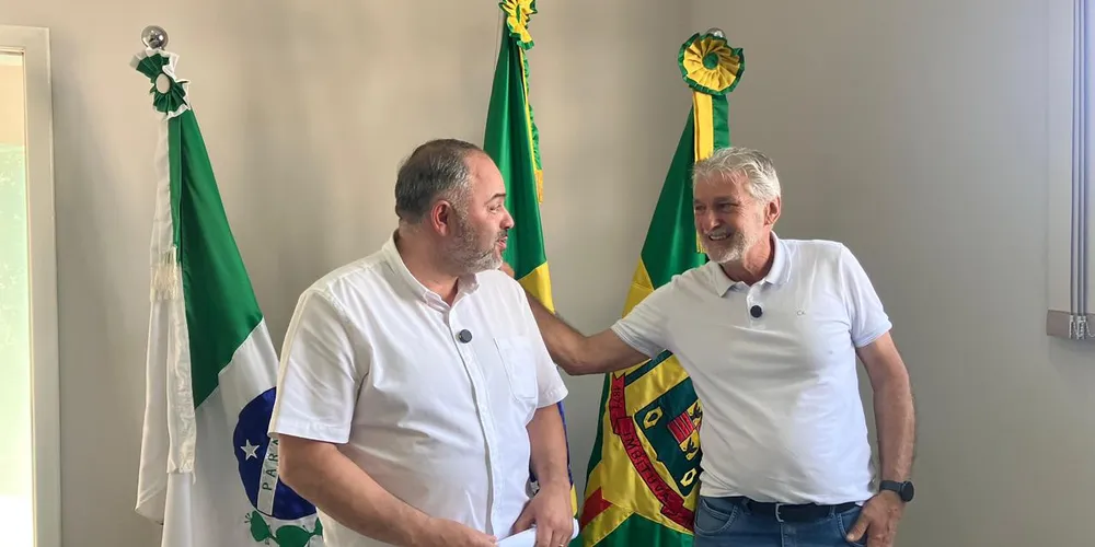 Artagão Junior e Bertoldo Rover estiveram reunidos para falar sobre os investimentos