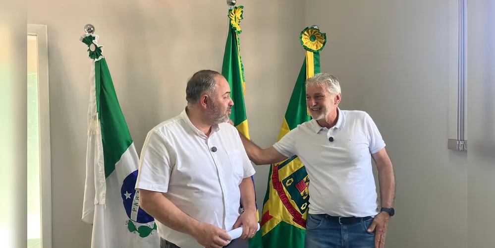Artagão Junior e Bertoldo Rover estiveram reunidos para falar sobre os investimentos